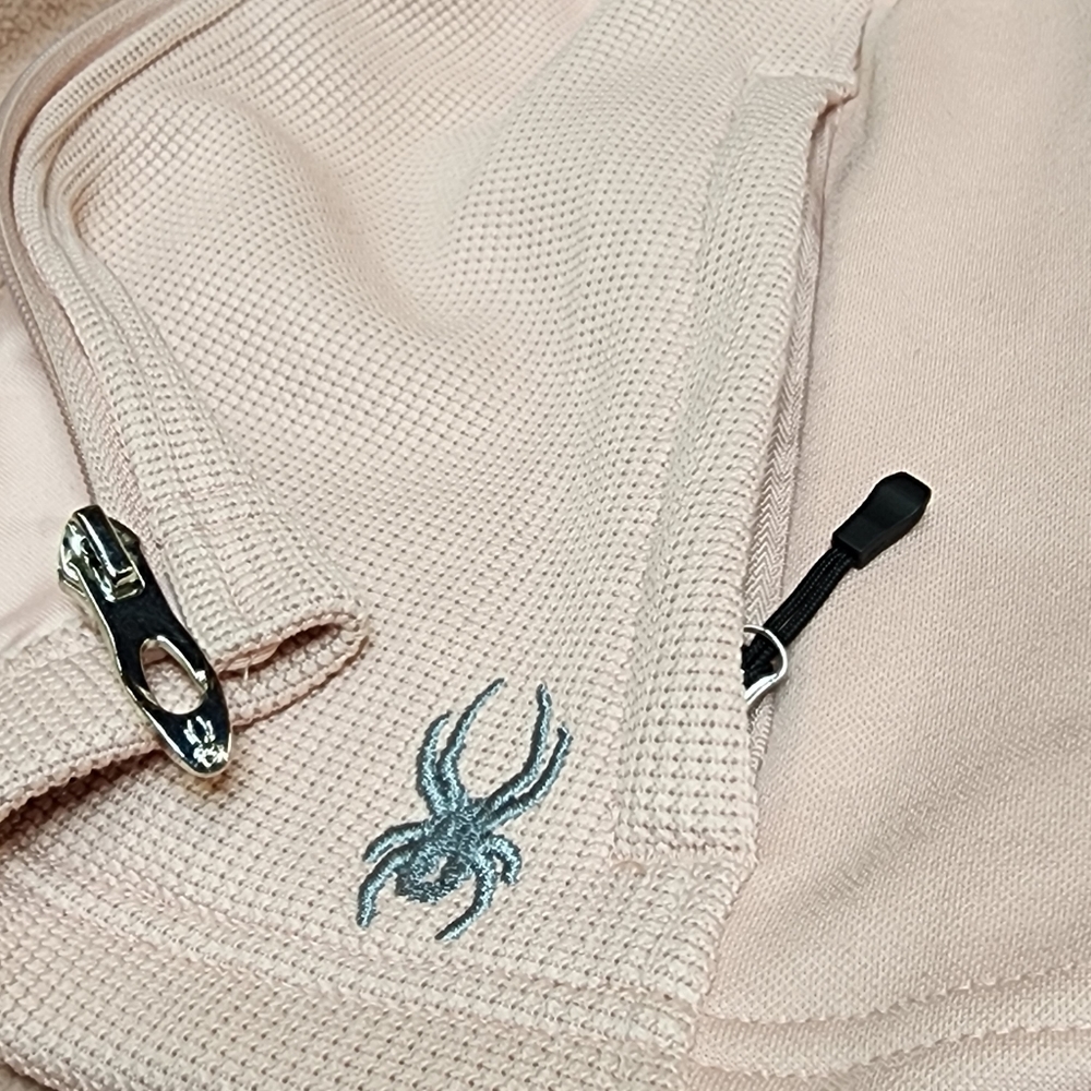 Spyder Zip-up Women's Jacket Size Medium Misty Rose Fleece Lined - Picture 7 of 12